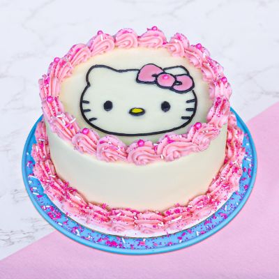 Vanilla Pinky Kitty cake