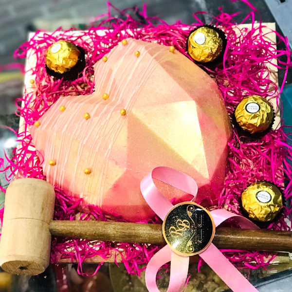  Heart Shape Pinata With Ferrero